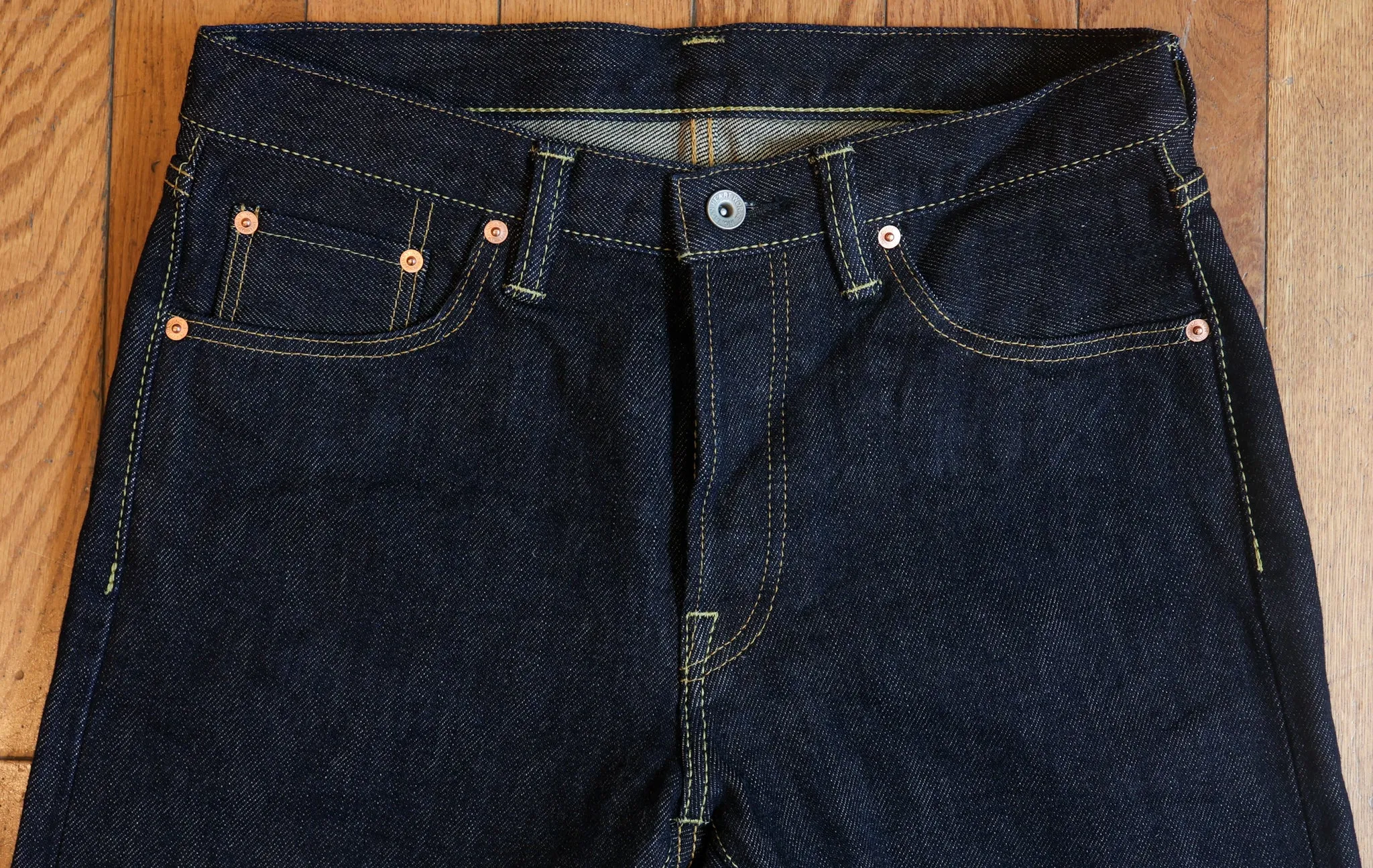 Iron Heart IH-555S-21 - 21oz. Selvedge Denim Super Slim sold by Franklin and Poe product image thumbnail 4
