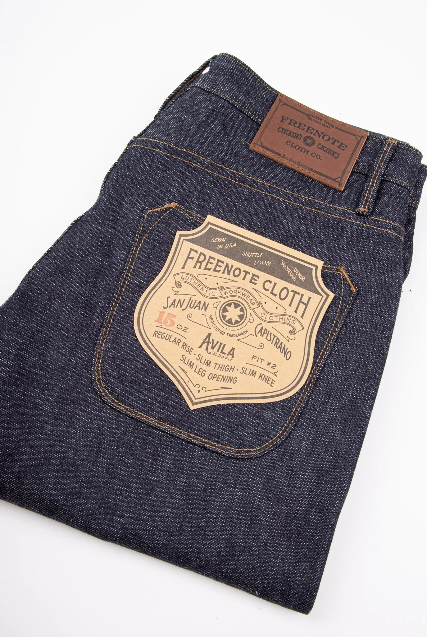 Freenote Cloth Avila - 15oz Denim sold by Franklin and Poe product image thumbnail 4
