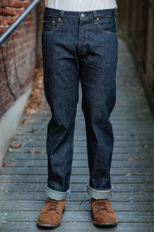 Sugar Cane 2009 Slim Straight - One Wash 12 oz. Japanese Selvedge Denim sold by Franklin and Poe