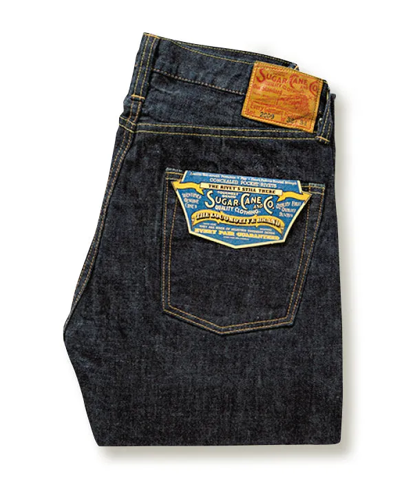 Sugar Cane 2009 Slim Straight - One Wash 12 oz. Japanese Selvedge Denim sold by Franklin and Poe product image thumbnail 4
