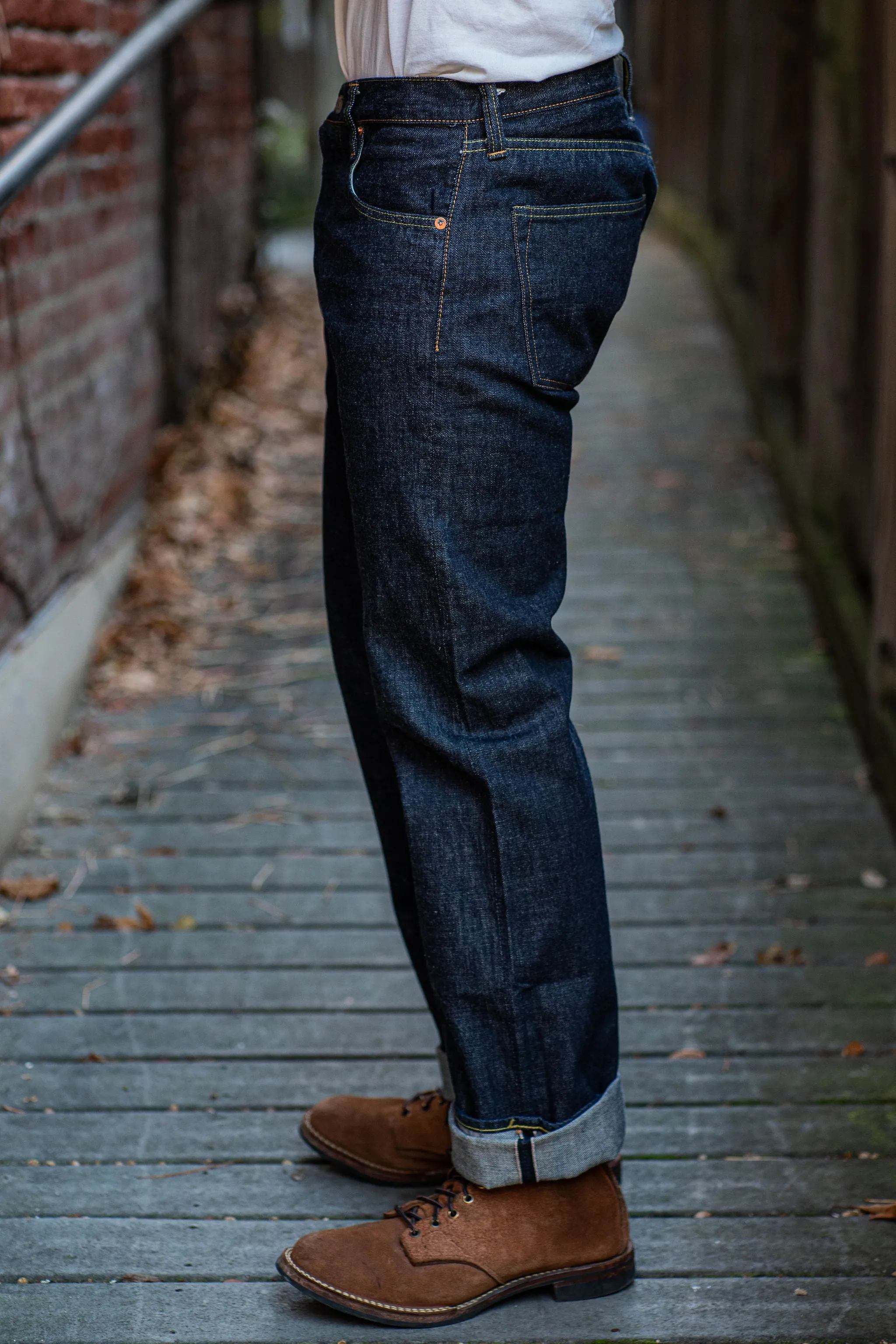 Sugar Cane 2009 Slim Straight - One Wash 12 oz. Japanese Selvedge Denim sold by Franklin and Poe product image thumbnail 2
