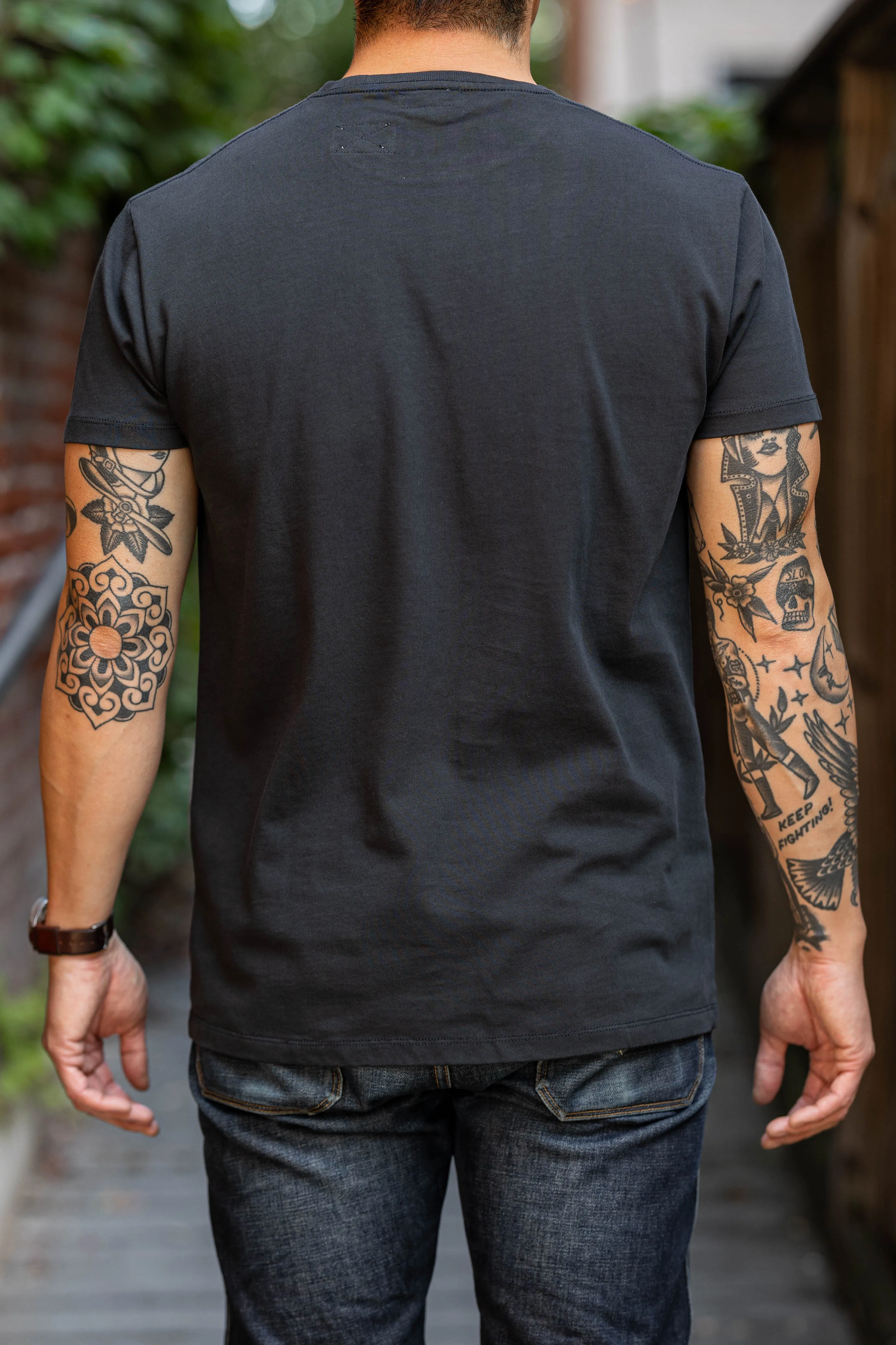 Indigofera Wilson T-Shirt - Marshall Black sold by Franklin and Poe product image thumbnail 2