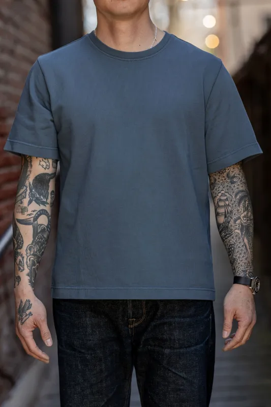 Hansen Garments Joel Crew Neck T-Shirt - Ocean sold by Franklin and Poe