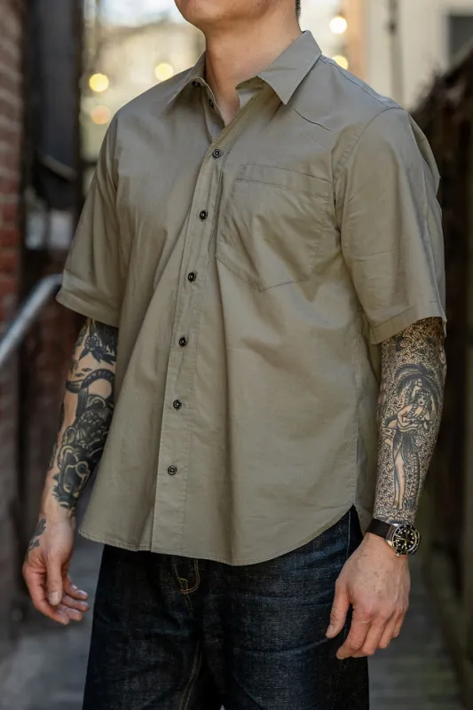 Hansen Garments Reidar Short Sleeve Shirt - Dry Oregano sold by Franklin and Poe