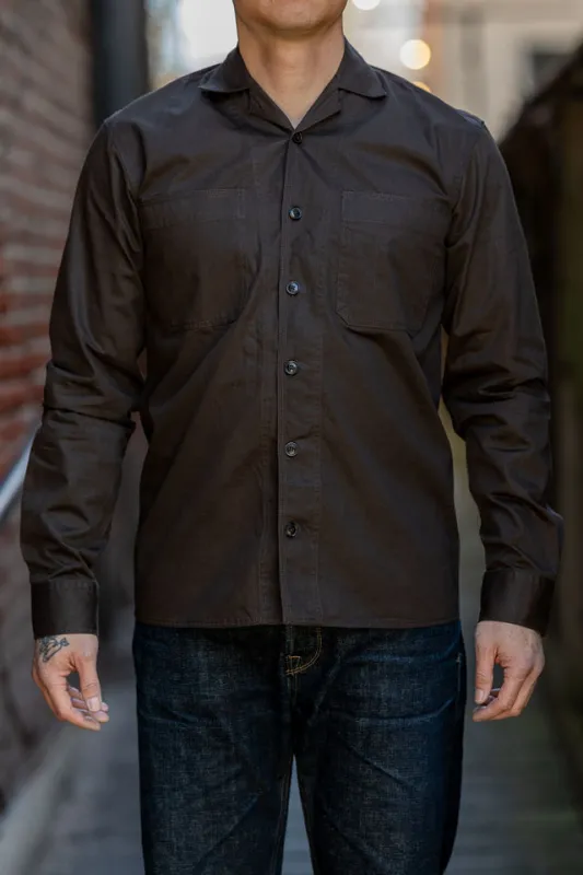 Hansen Garments Steffen Shirt Jacket - Coffee Drill sold by Franklin and Poe