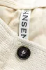 Hansen Garments Bobby Wide Pleated Trousers - Off White Gauze sold by Franklin and Poe