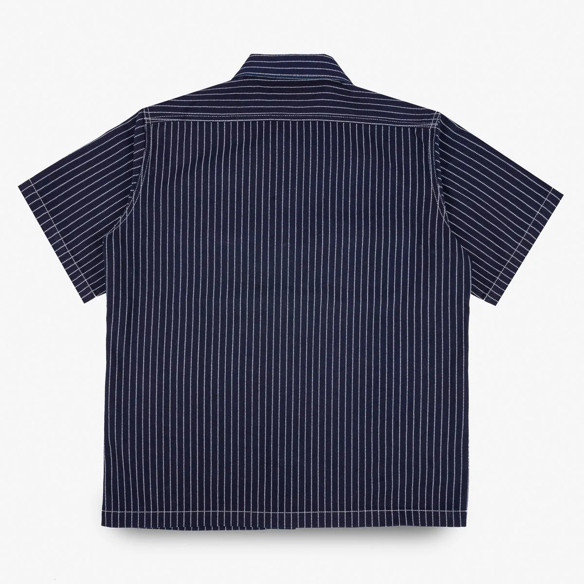 Iron Heart IHSH-416-IND 10oz Wabash Short Sleeved Mechanic Shirt - Indigo sold by Franklin and Poe product image thumbnail 2