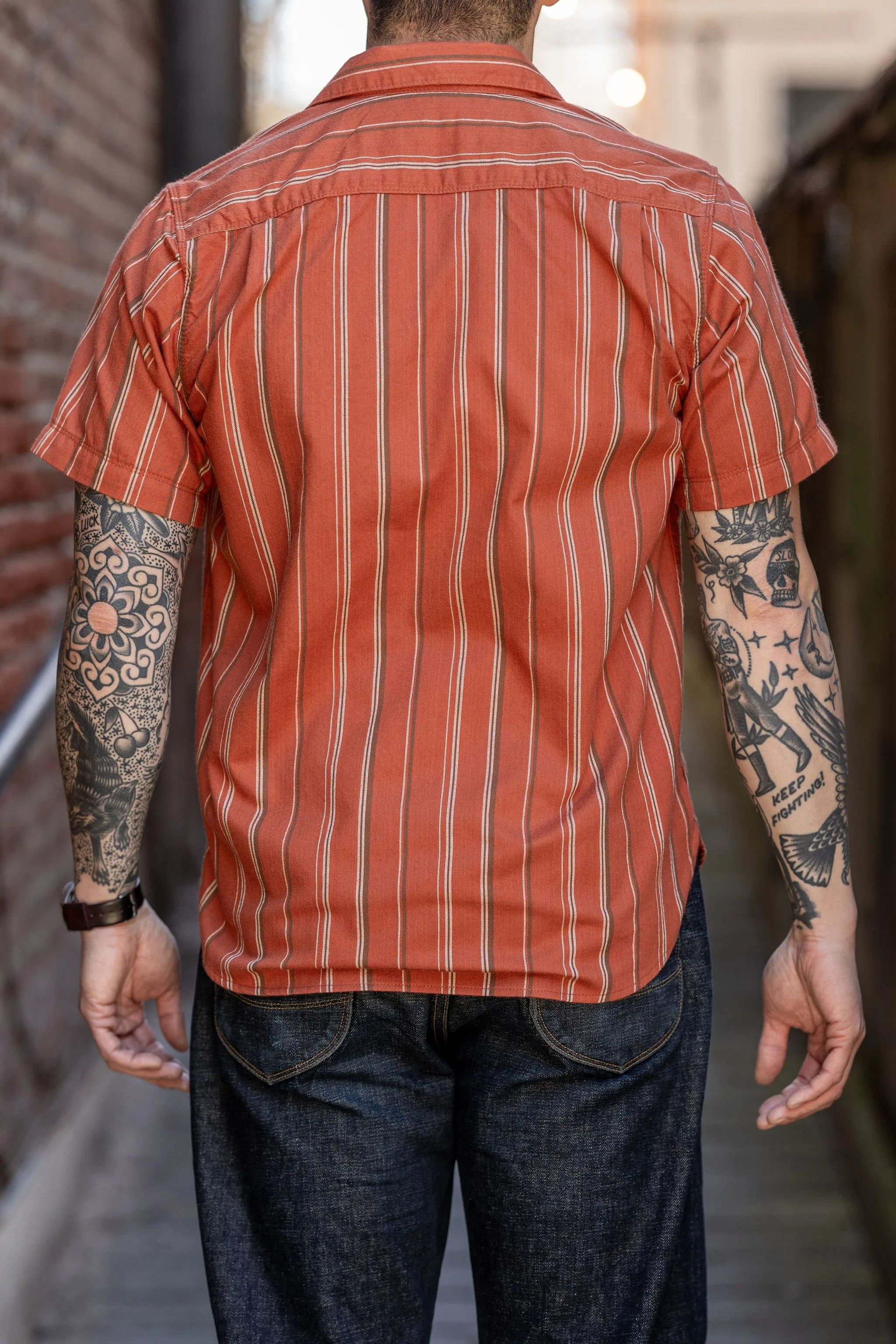 Freenote Cloth Dayton - Orange Stripe sold by Franklin and Poe product image thumbnail 3