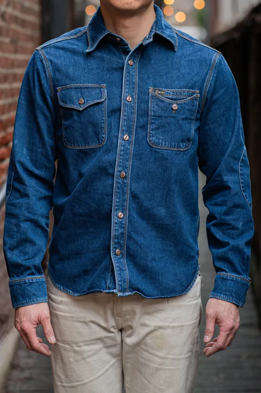 Freenote Cloth Lambert - Stone Washed Denim sold by Franklin and Poe