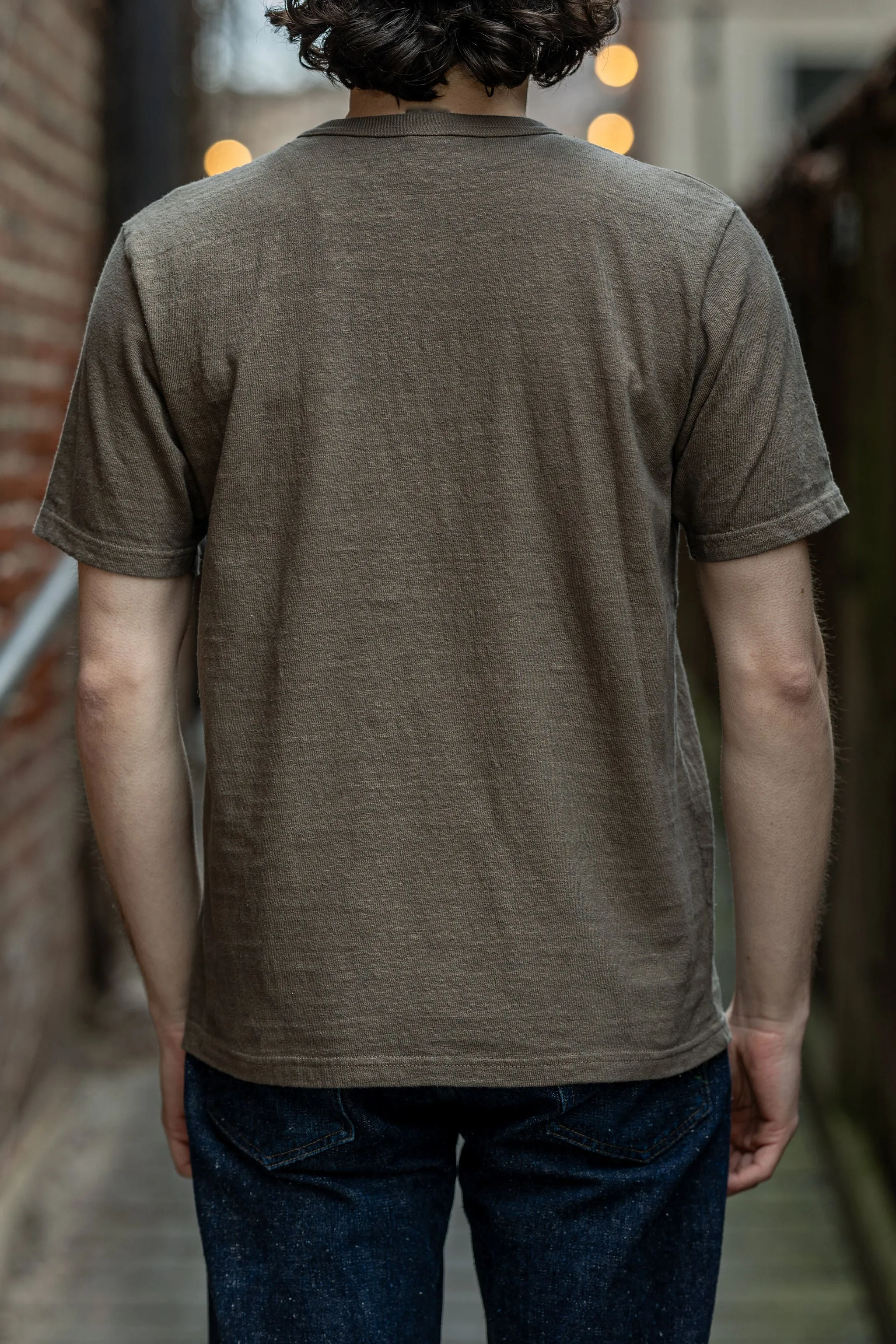 UES No. 8 Slub Nep Short Sleeve Tee - Brown sold by Franklin and Poe product image thumbnail 2
