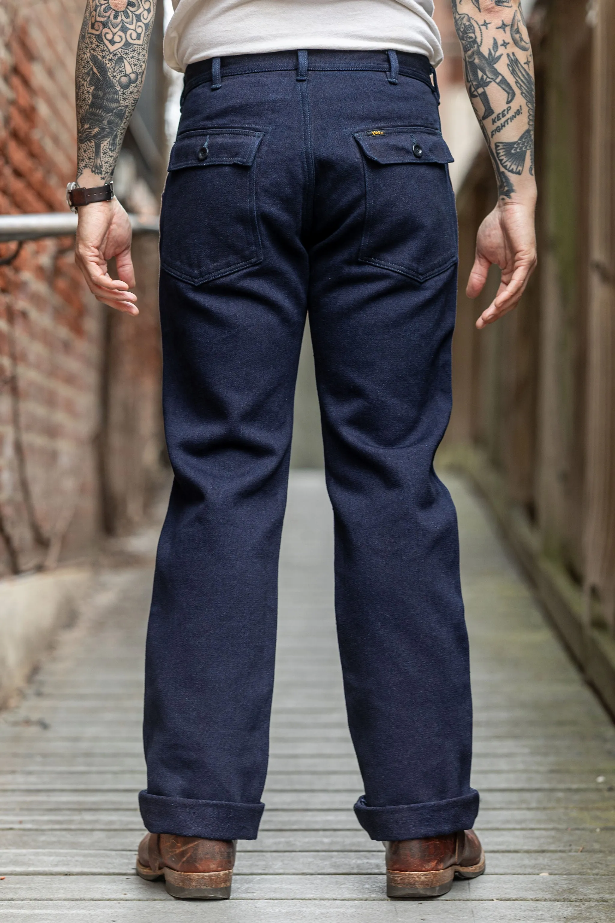 UES Indigo Baker Pant - Indigo sold by Franklin and Poe product image thumbnail 3