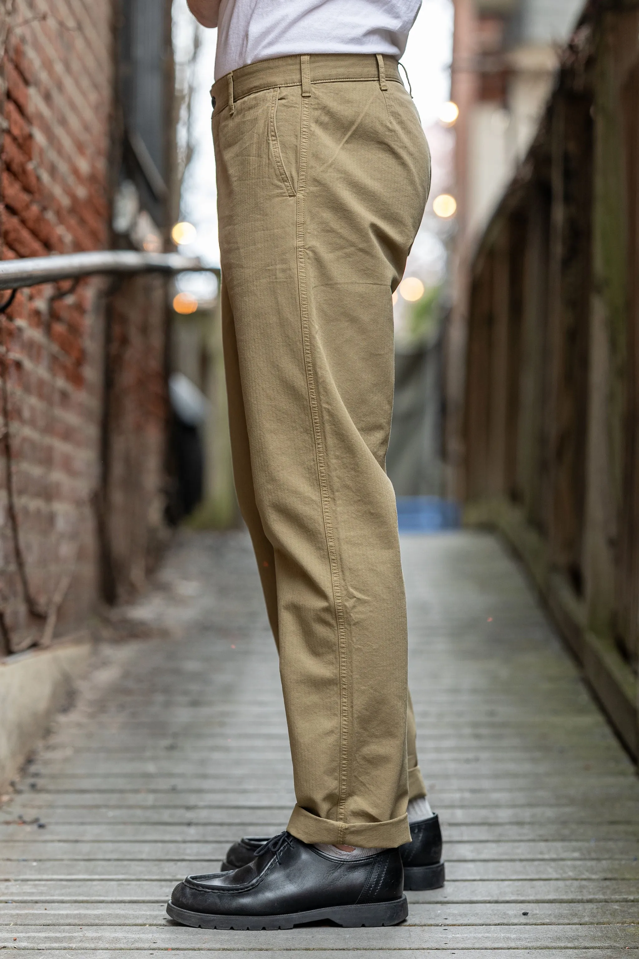 Heimat Textil Journey Pant - Herringbone Desert sold by Franklin and Poe product image thumbnail 2