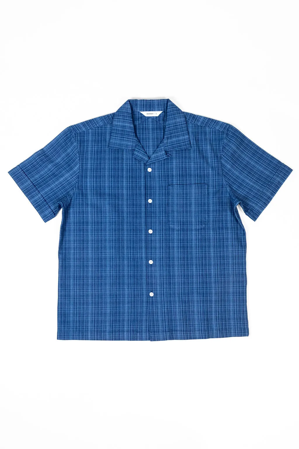 3sixteen Vacation Shirt - Indigo Microcheck sold by Franklin and Poe product image thumbnail 4