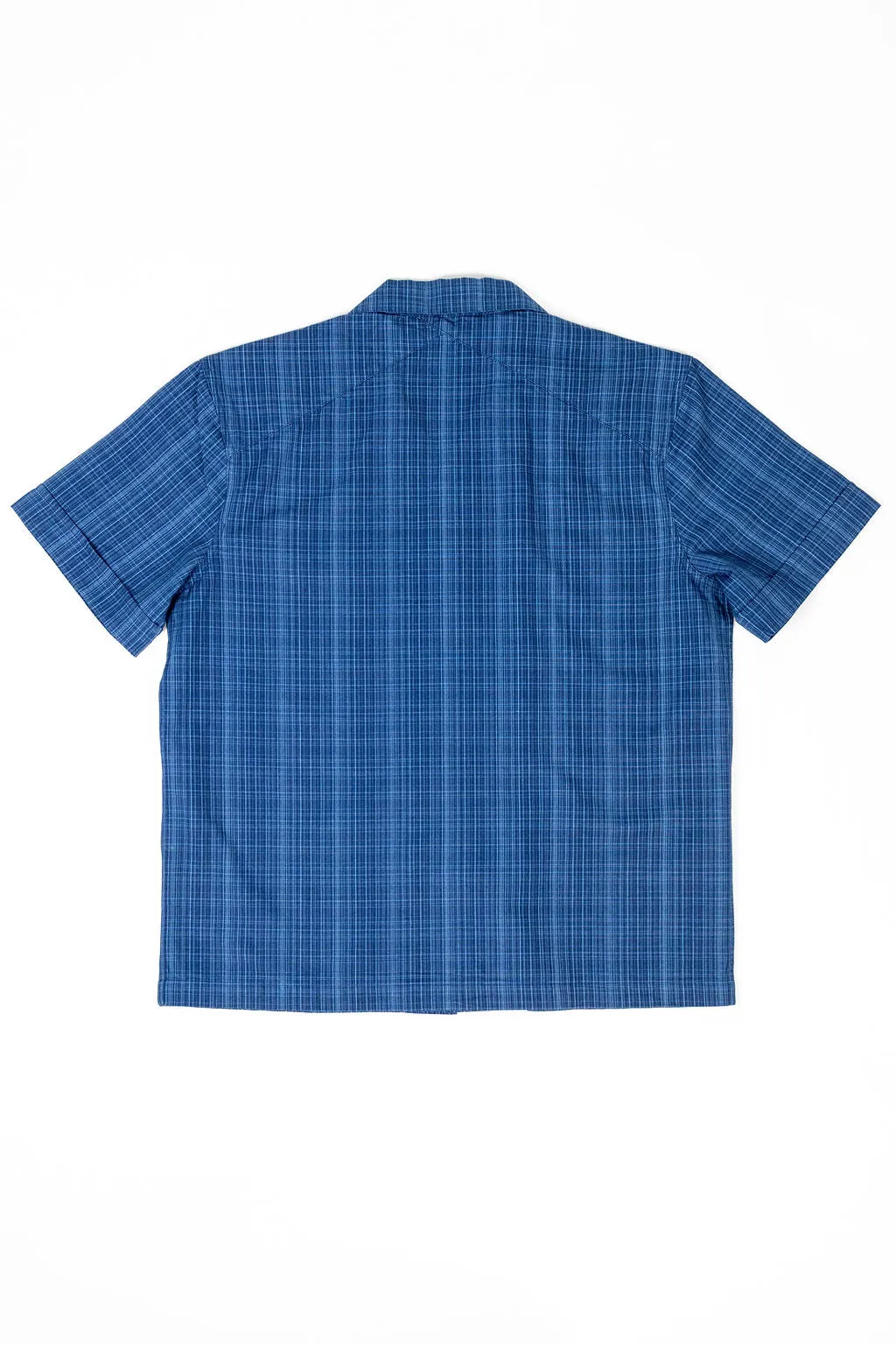 3sixteen Vacation Shirt - Indigo Microcheck sold by Franklin and Poe product image thumbnail 5