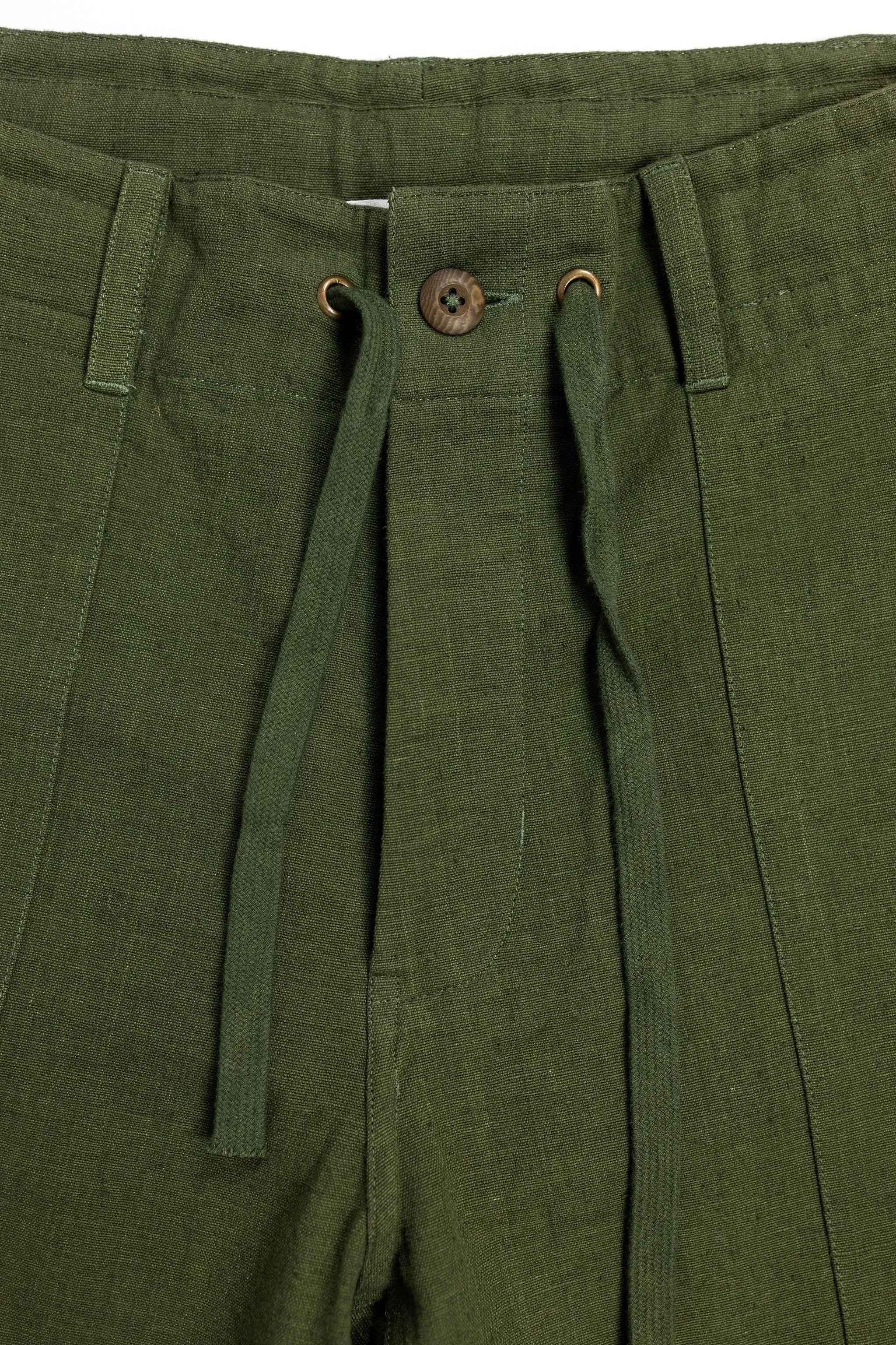 Indi + Ash Obelisk Pant - Handwoven Forest Denim sold by Franklin and Poe product image thumbnail 5
