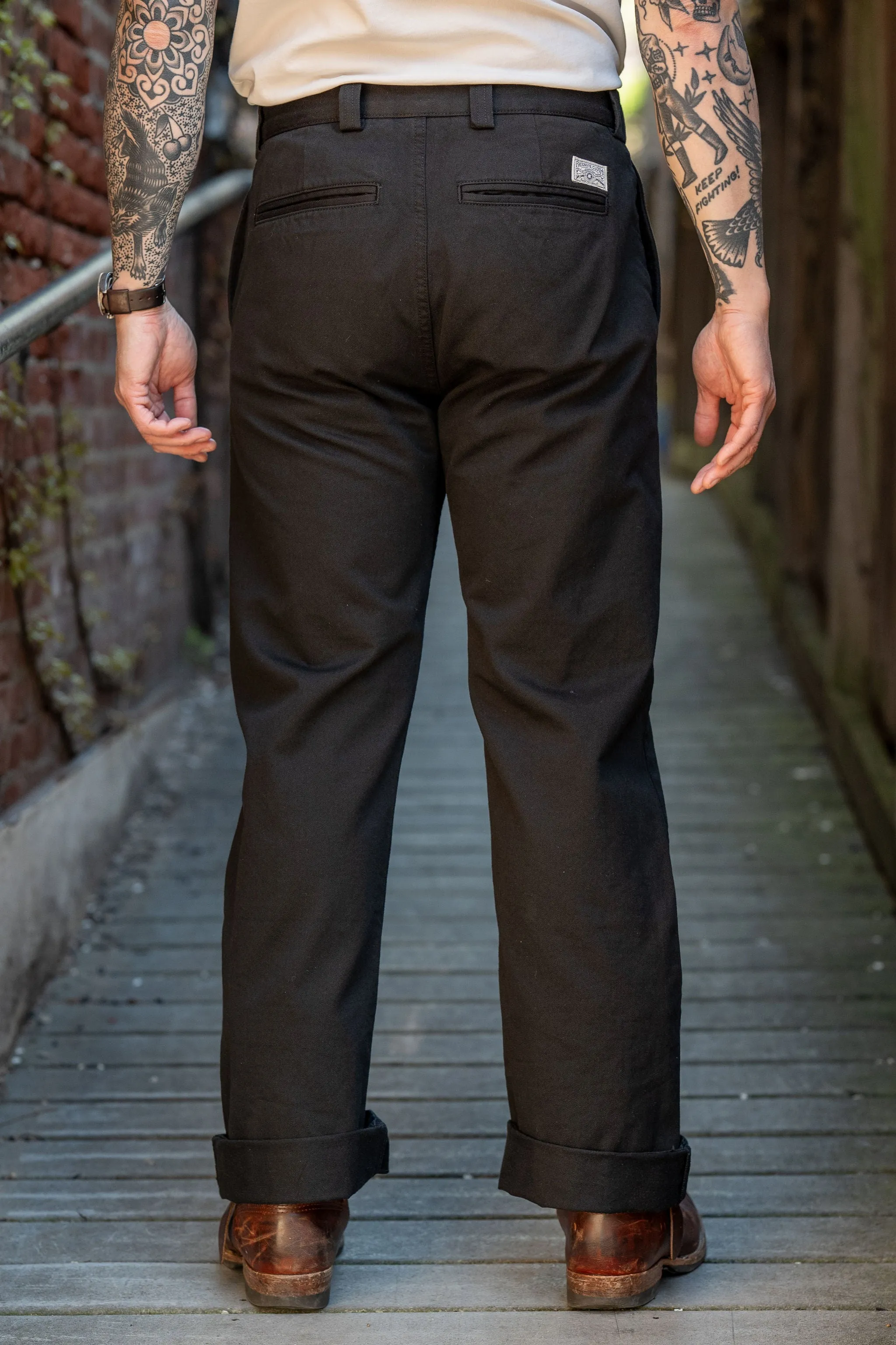 Freenote Cloth Shifter Pant - Black sold by Franklin and Poe product image thumbnail 3