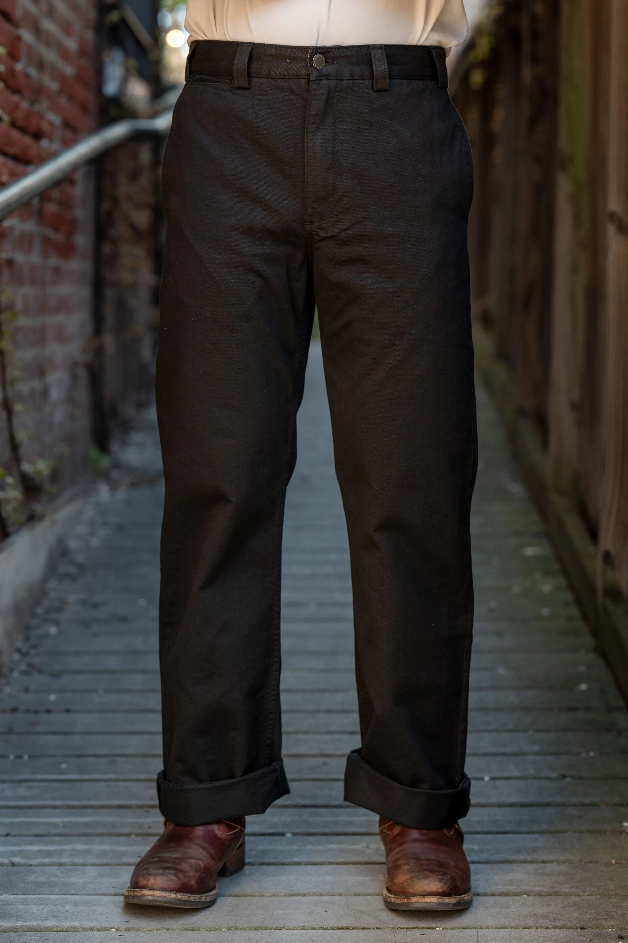 Freenote Cloth Shifter Pant - Black sold by Franklin and Poe