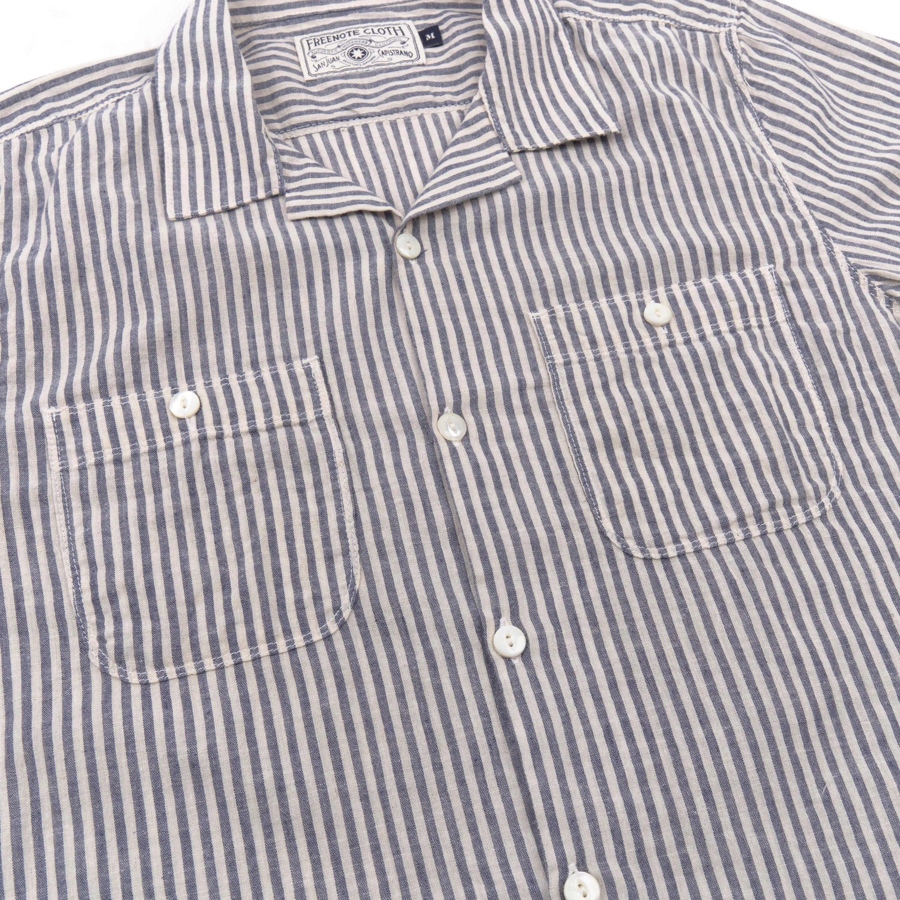Freenote Cloth Dayton - Blue Stripe sold by Franklin and Poe product image thumbnail 5