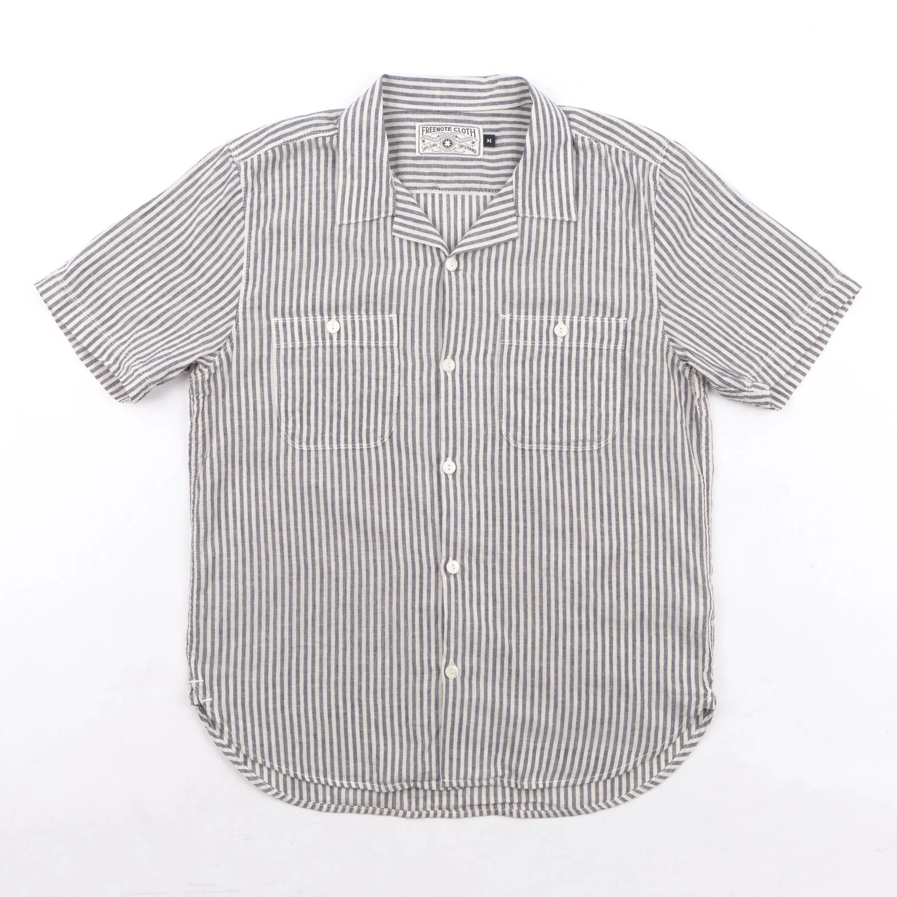 Freenote Cloth Dayton - Blue Stripe sold by Franklin and Poe product image thumbnail 4