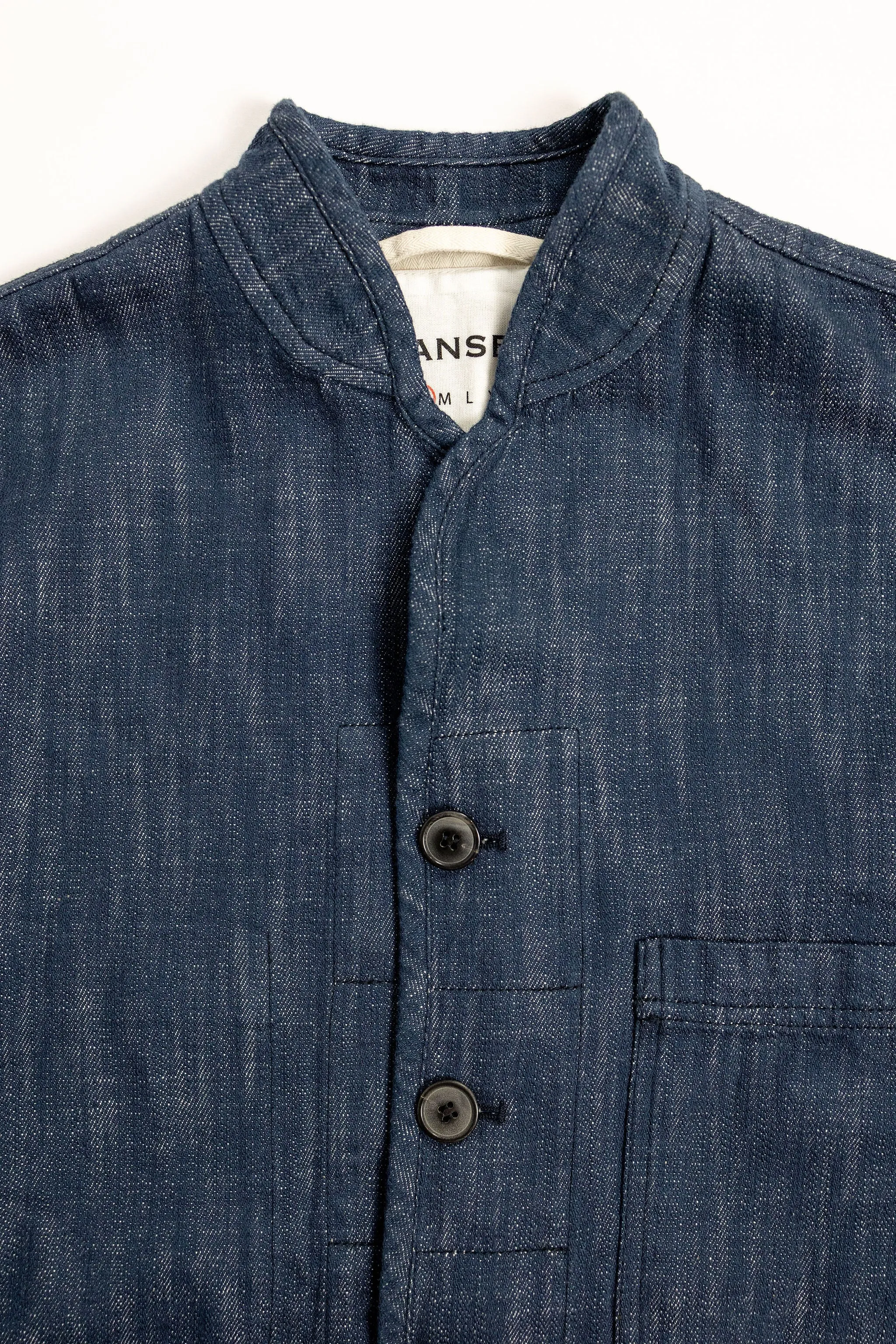 Hansen Garments Erling Work Jacket - Denim Blue sold by Franklin and Poe product image thumbnail 5