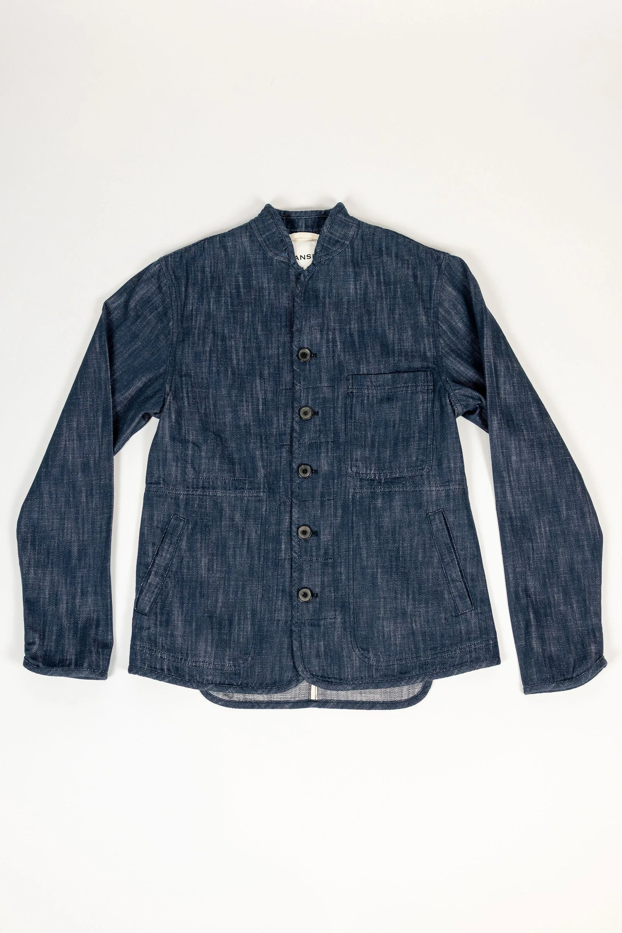 Hansen Garments Erling Work Jacket - Denim Blue sold by Franklin and Poe product image thumbnail 4