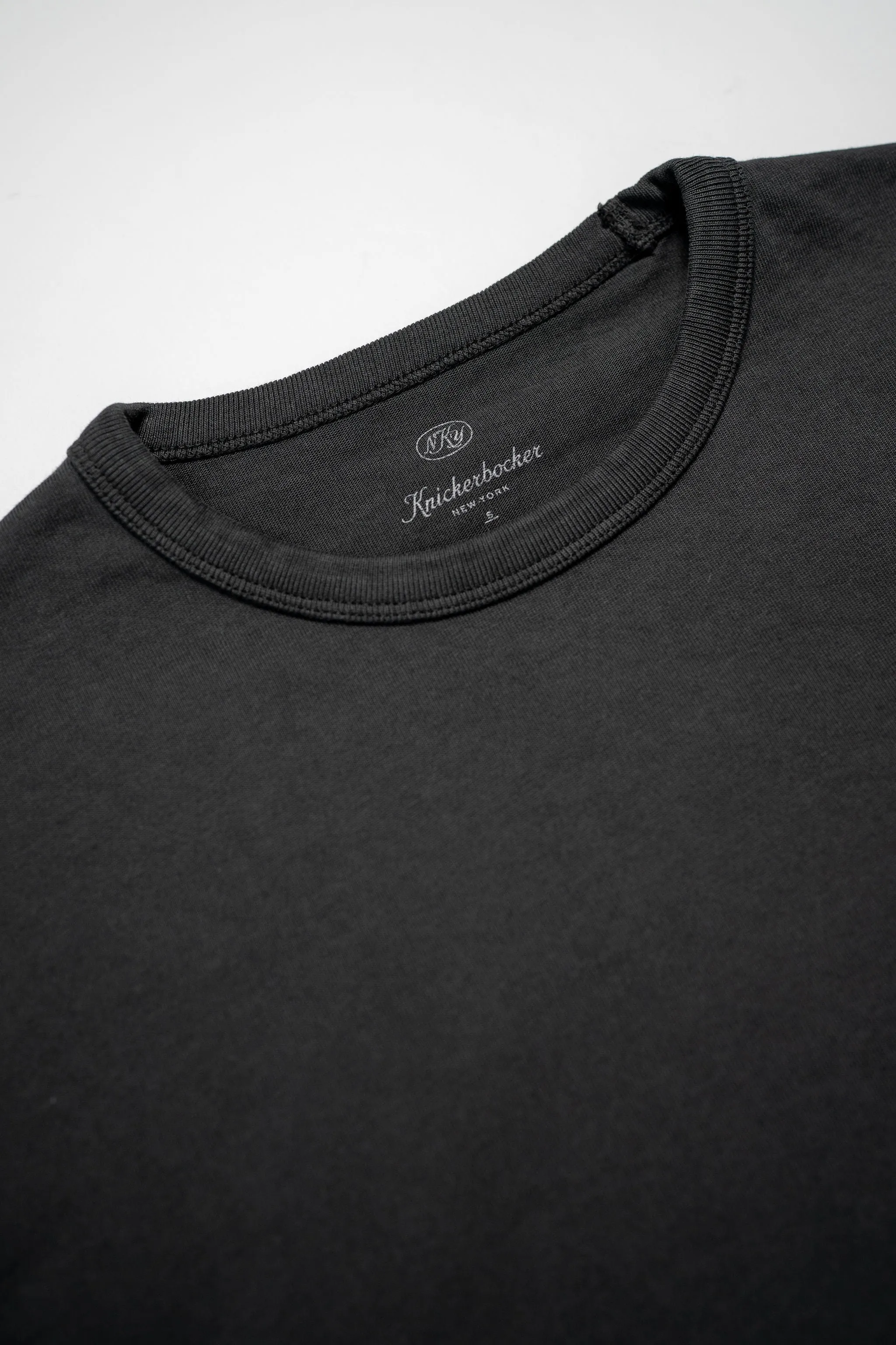 Knickerbocker Gym Heavyweight T-Shirt - Coal sold by Franklin and Poe product image thumbnail 4