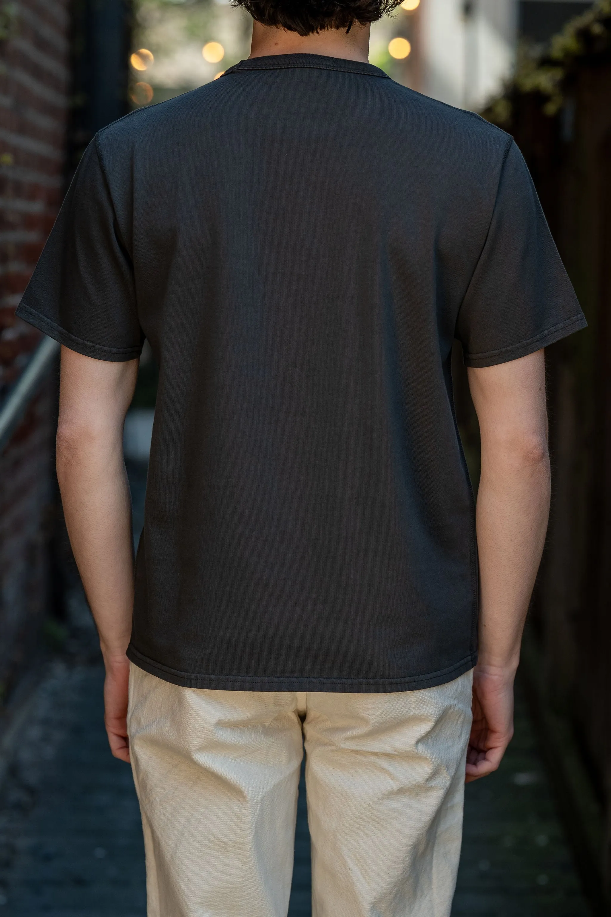 Knickerbocker Gym Heavyweight T-Shirt - Coal sold by Franklin and Poe product image thumbnail 2