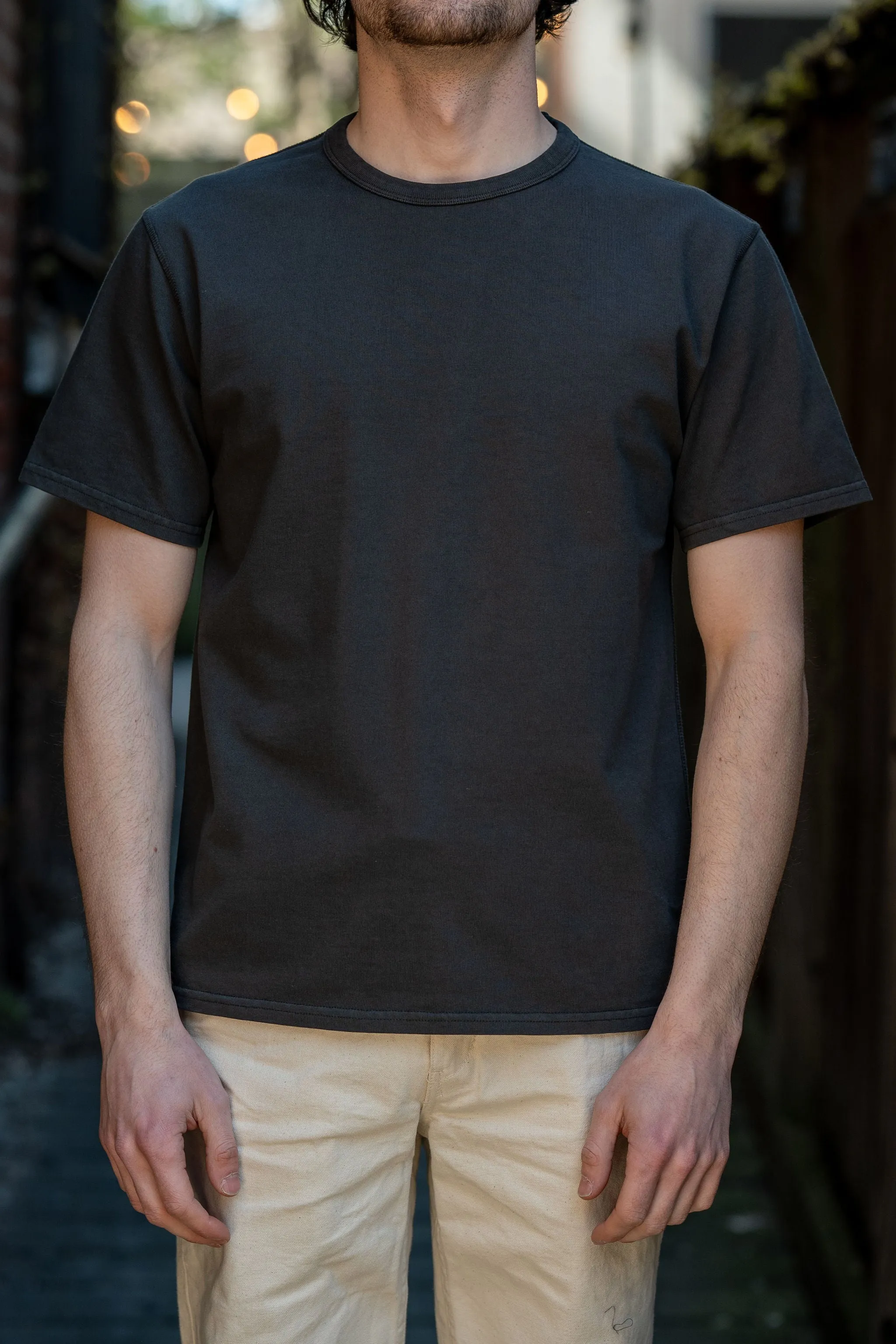 Knickerbocker Gym Heavyweight T-Shirt - Coal sold by Franklin and Poe