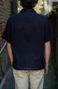 Knickerbocker Oliveira Breeze Weave Shirt - Dark Navy sold by Franklin and Poe