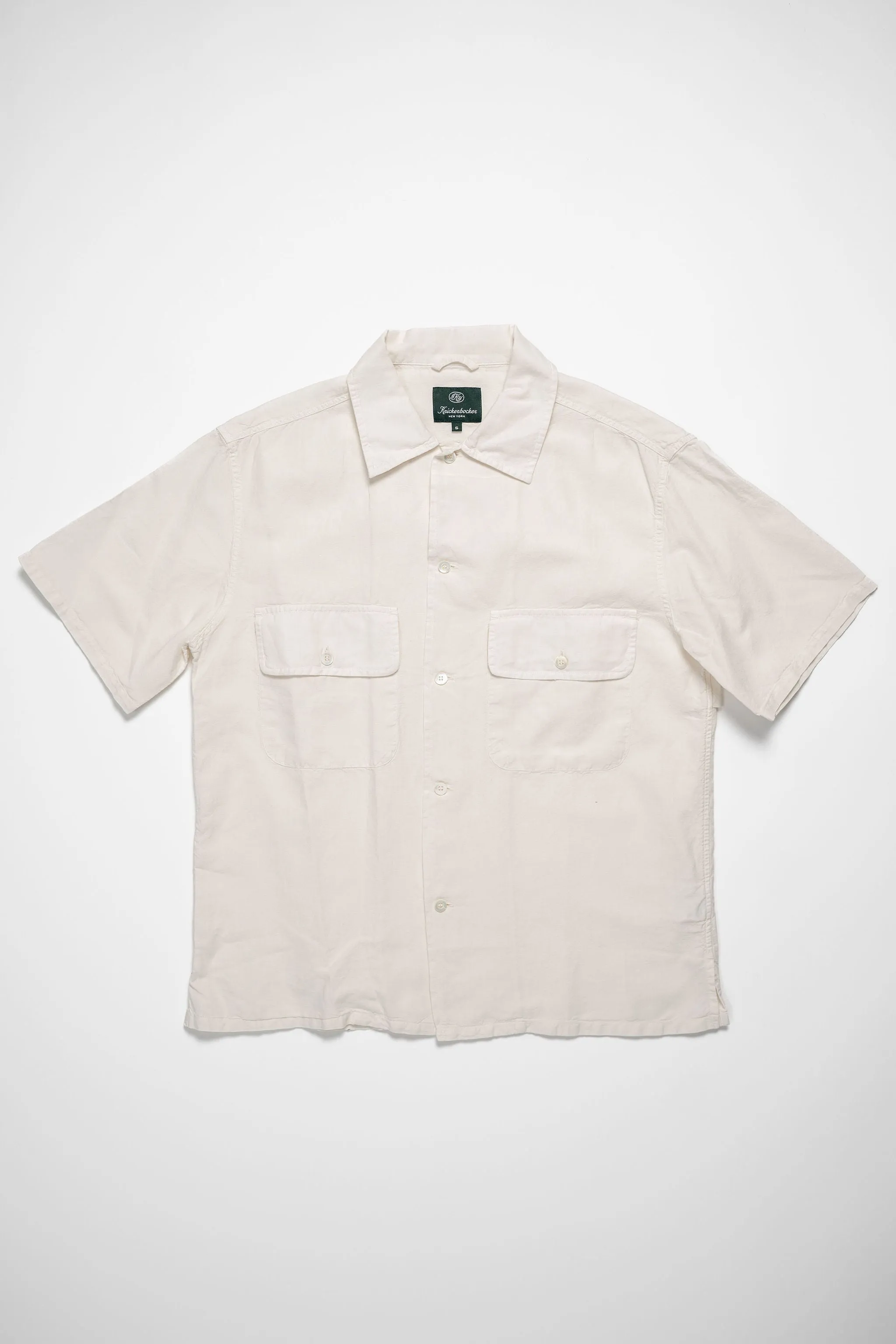 Knickerbocker Mar Cotton & Linen Shirt - Bone sold by Franklin and Poe product image thumbnail 4