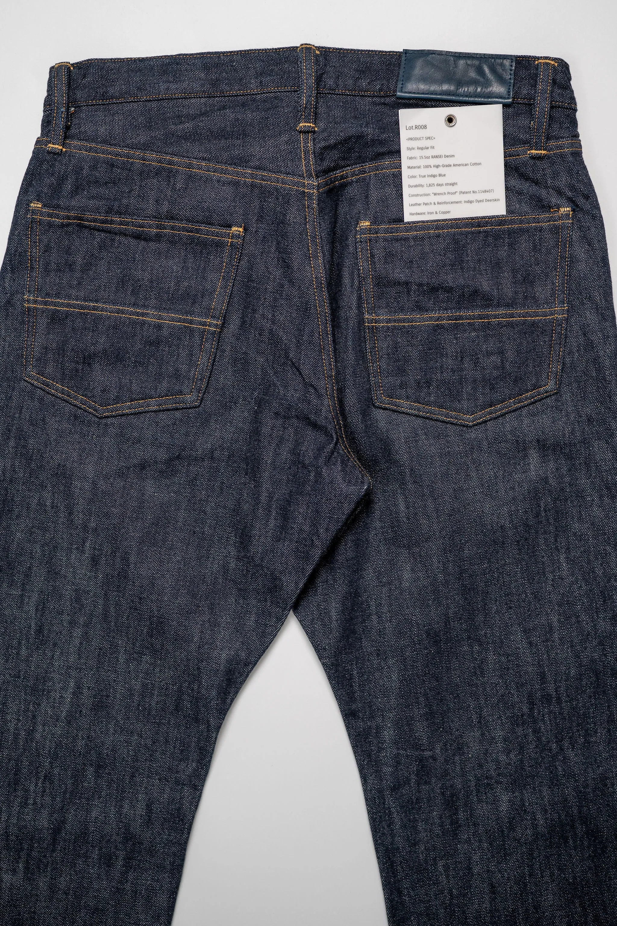 Big John R008 Rare Jeans Straight - Indigo One Wash sold by Franklin and Poe product image thumbnail 4