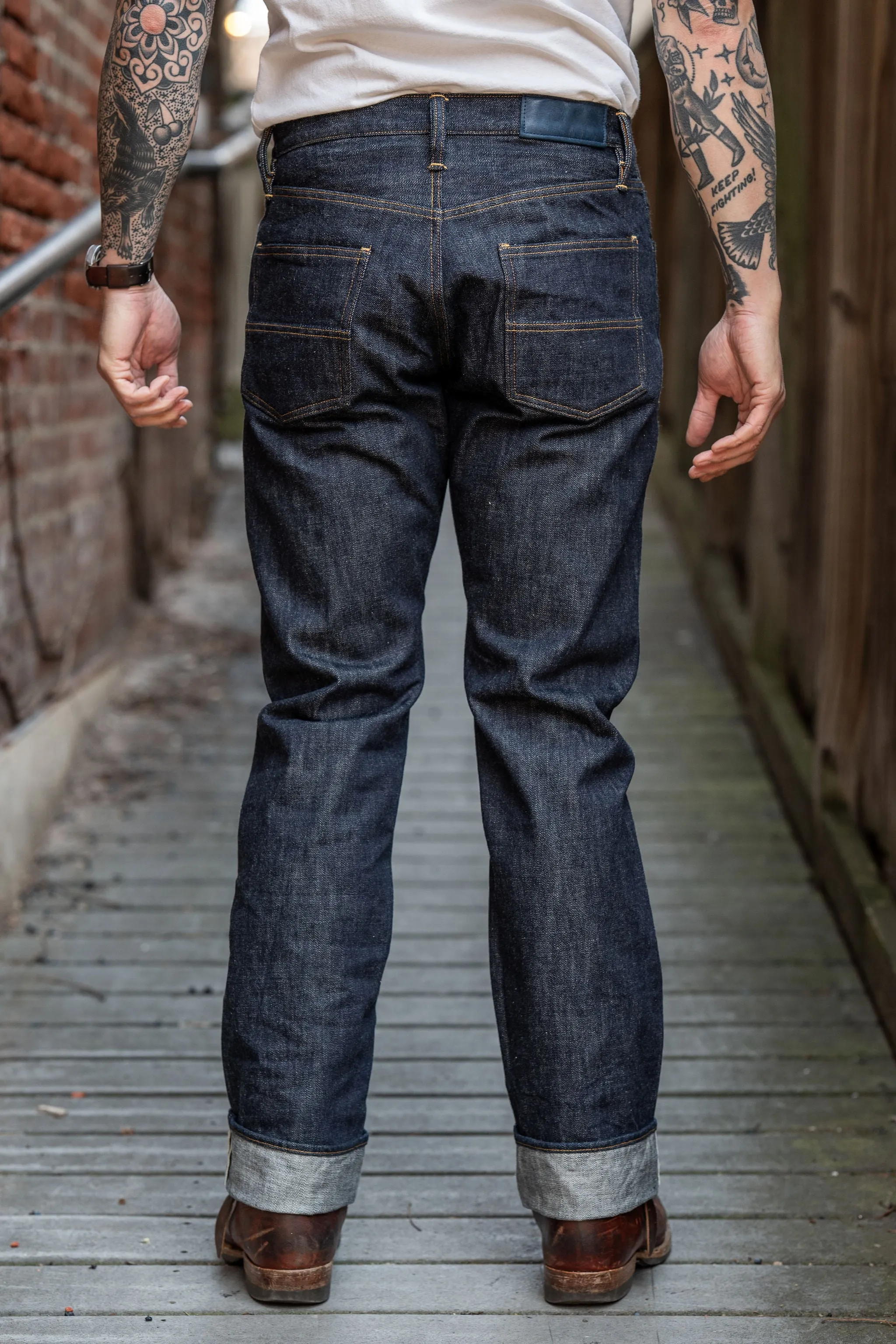 Big John R008 Rare Jeans Straight - Indigo One Wash sold by Franklin and Poe product image thumbnail 3