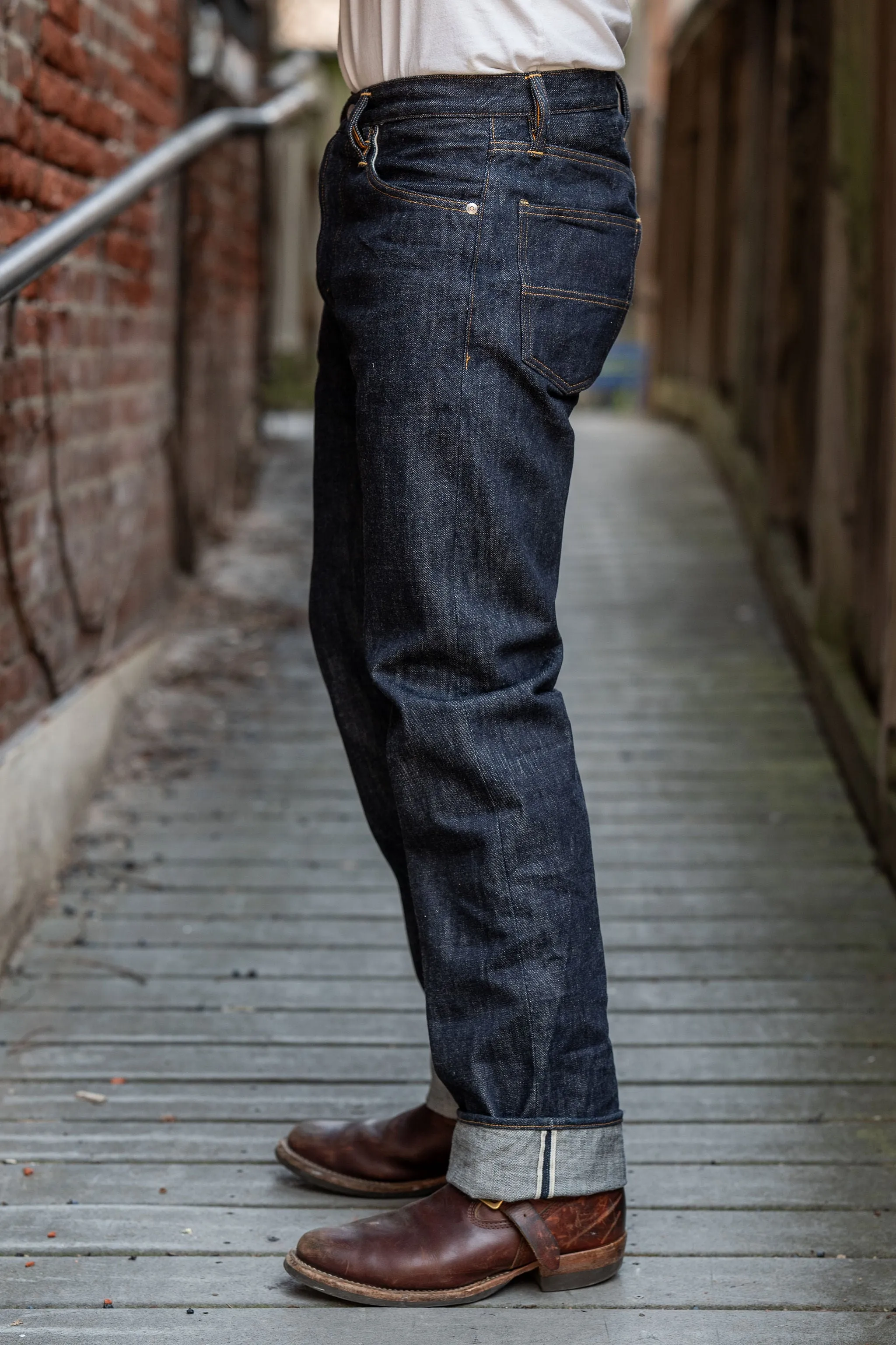 Big John R008 Rare Jeans Straight - Indigo One Wash sold by Franklin and Poe product image thumbnail 2