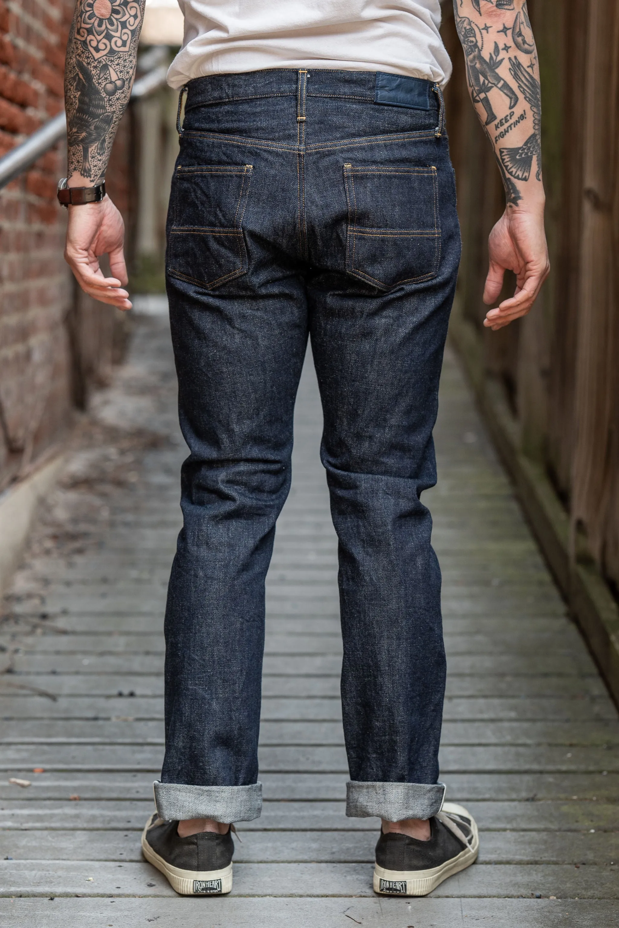 Big John R009 Rare Jeans Slim - Indigo One Wash sold by Franklin and Poe product image thumbnail 3