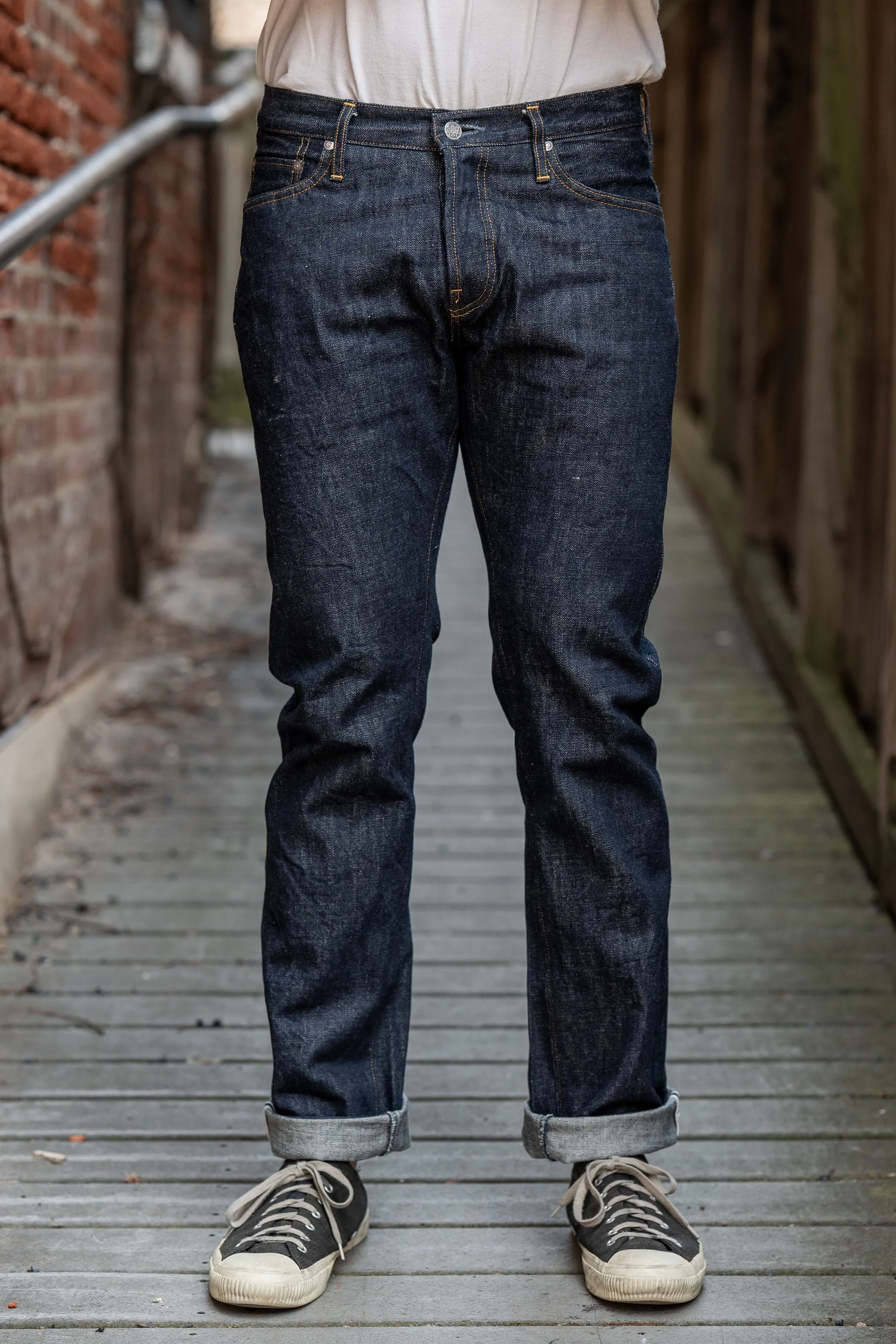 Big John R009 Rare Jeans Slim - Indigo One Wash sold by Franklin and Poe