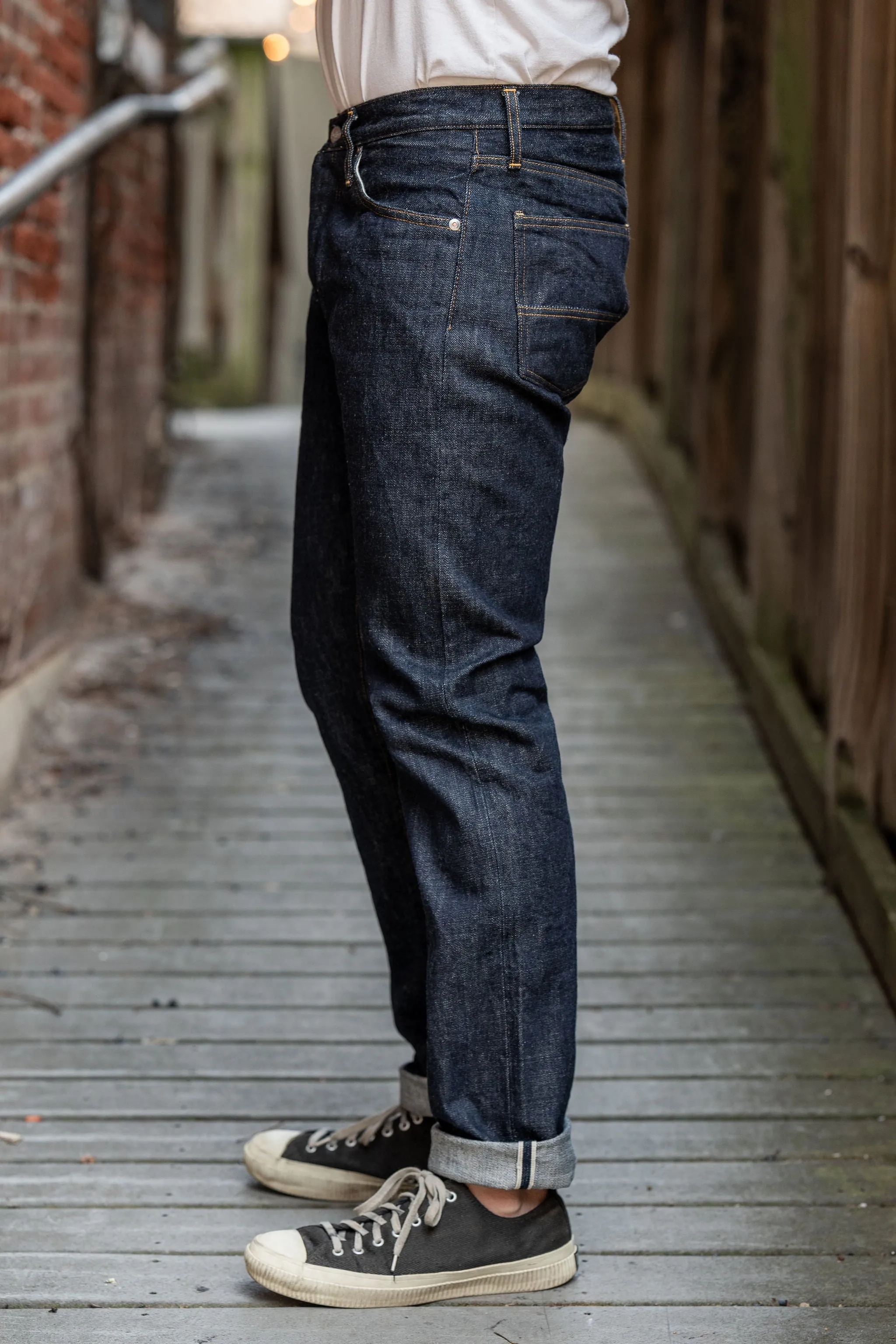 Big John R009 Rare Jeans Slim - Indigo One Wash sold by Franklin and Poe product image thumbnail 2