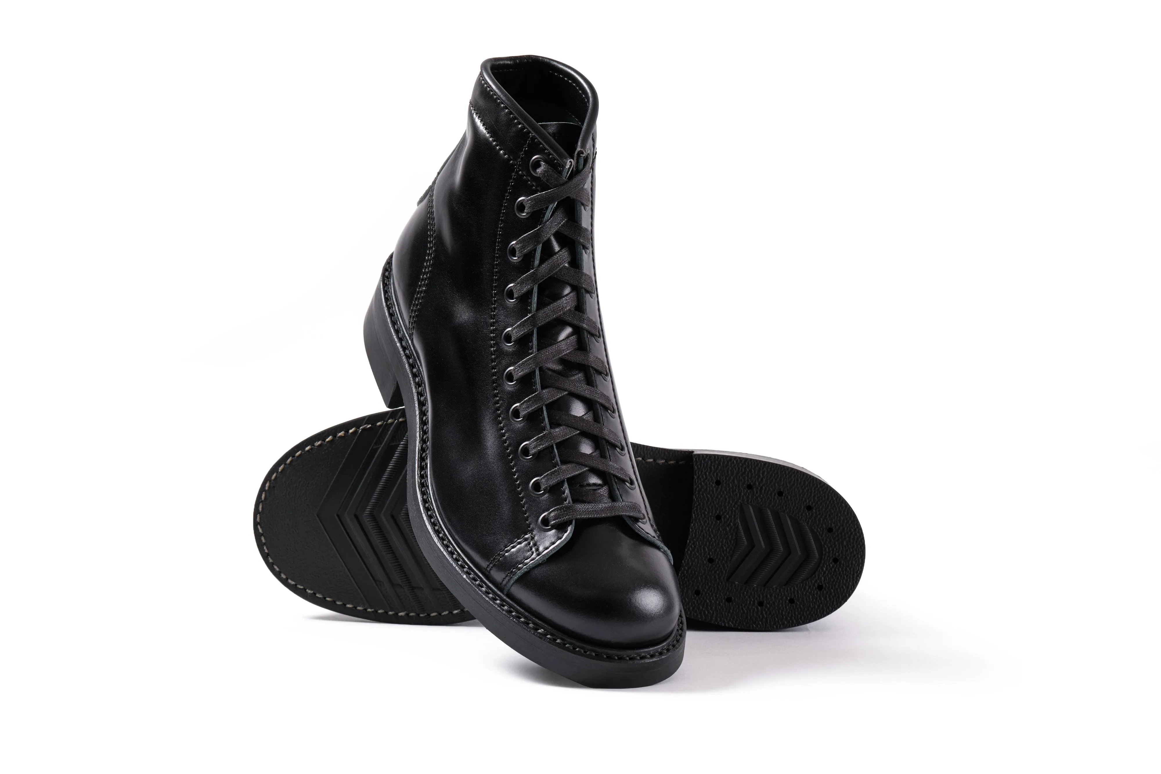 (Pre-Order FW25) John Lofgren Monkey Boots - Christmas 2025 Limited Edition Shinki Hikaku Shell Cordovan Black sold by Franklin and Poe product image thumbnail 3