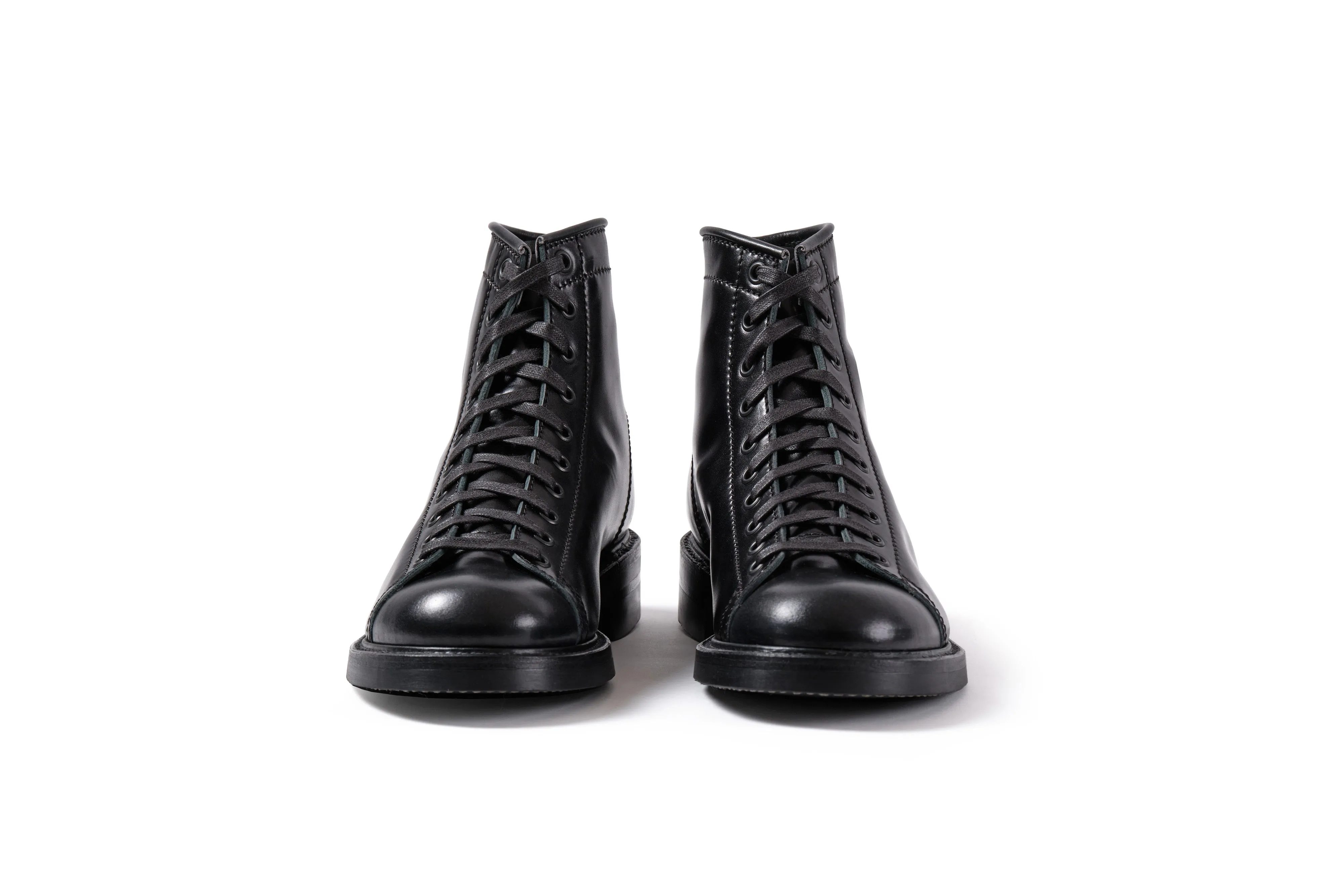 (Pre-Order FW25) John Lofgren Monkey Boots - Christmas 2025 Limited Edition Shinki Hikaku Shell Cordovan Black sold by Franklin and Poe product image thumbnail 2