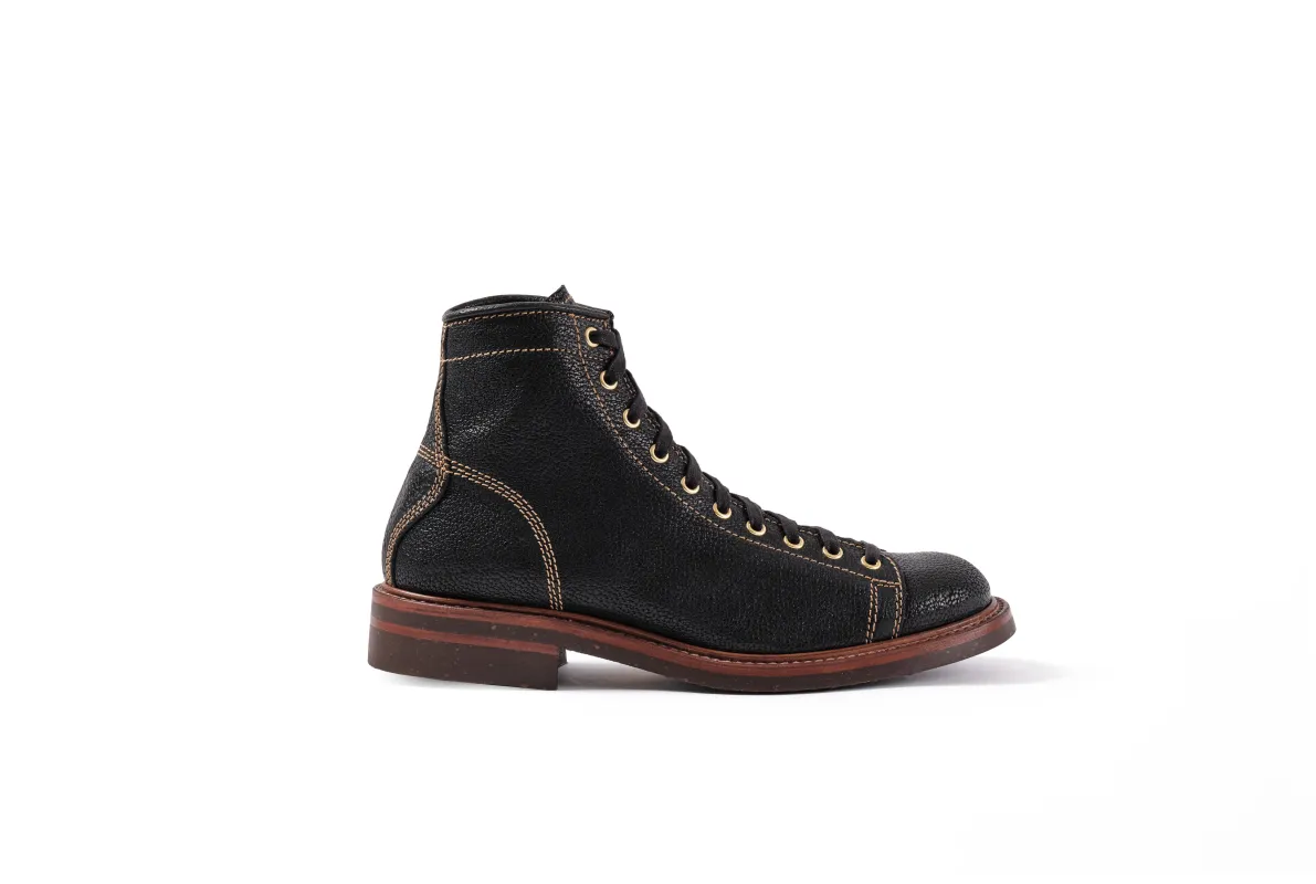 (Pre-Order FW25) John Lofgren Monkey Boots - Limited Edition Ezo Bear Black sold by Franklin and Poe