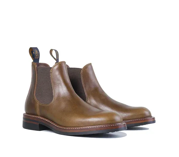 (Pre-Order FW25) John Lofgren Chelsea Boot - Horween CXL Dark Olive sold by Franklin and Poe