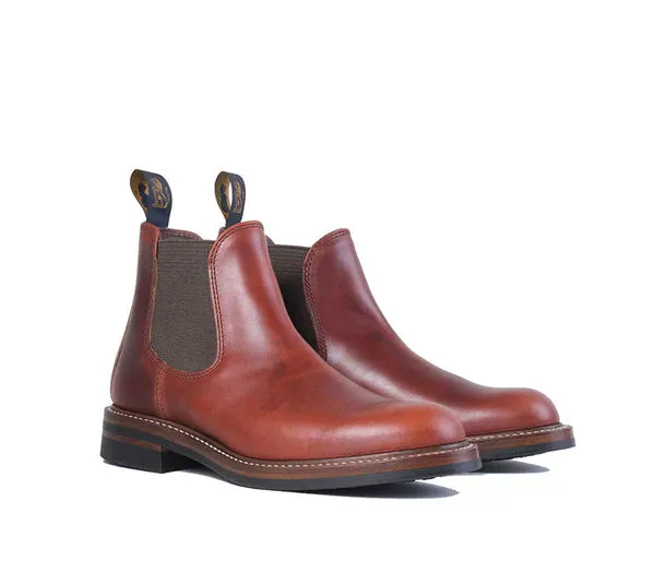 (Pre-Order FW25) John Lofgren Chelsea Boot - Horween CXL Timber sold by Franklin and Poe