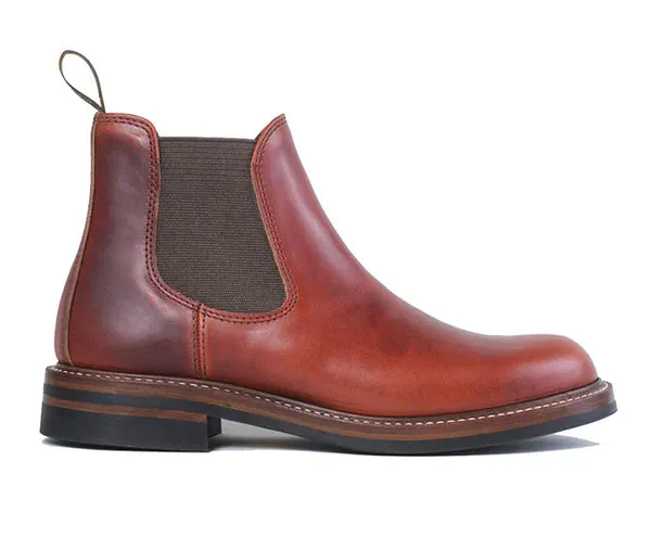 (Pre-Order FW25) John Lofgren Chelsea Boot - Horween CXL Timber sold by Franklin and Poe product image thumbnail 5
