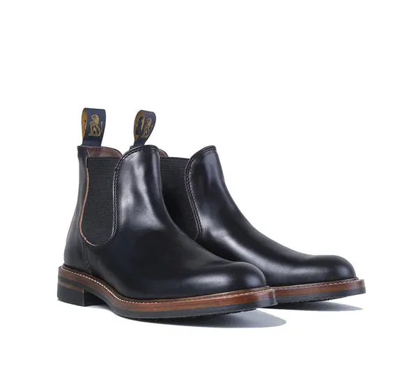 (Pre-Order FW25) John Lofgren Chelsea Boot - Horween CXL Black sold by Franklin and Poe