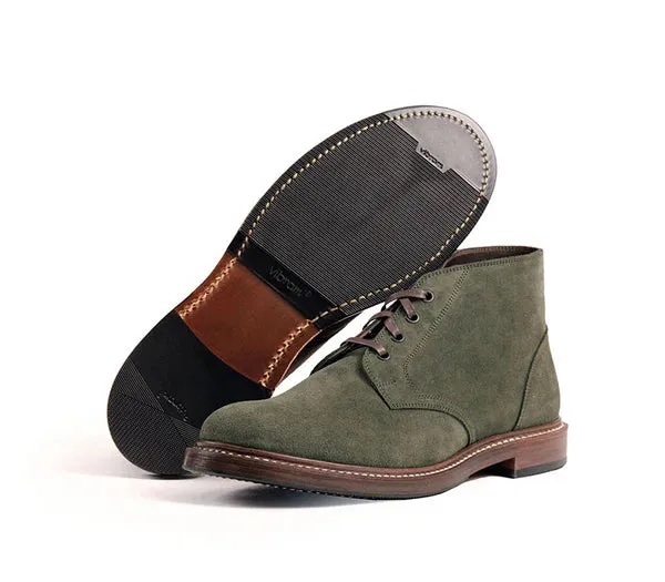 (Pre-order FW25) John Lofgren Bootmaker - The Steadfast Chukka Boots Japanese Suede - Olive sold by Franklin and Poe product image thumbnail 3