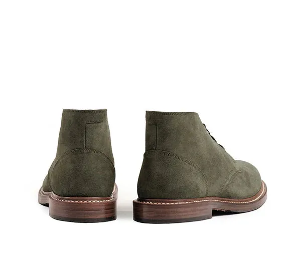 (Pre-order FW25) John Lofgren Bootmaker - The Steadfast Chukka Boots Japanese Suede - Olive sold by Franklin and Poe product image thumbnail 5