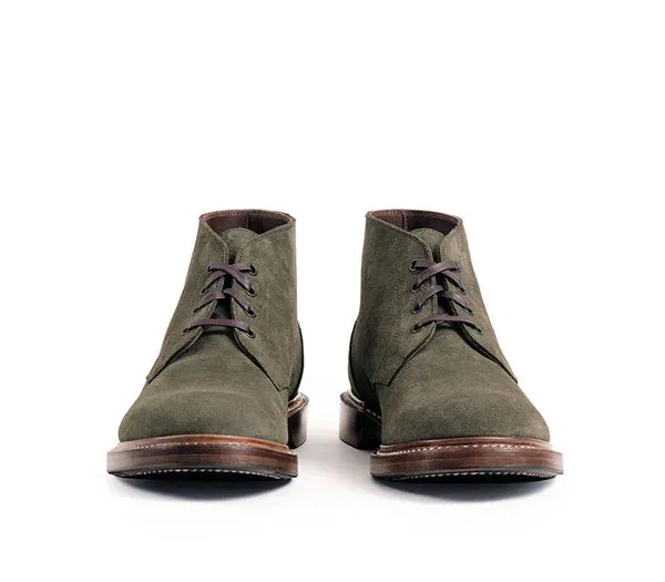 (Pre-order FW25) John Lofgren Bootmaker - The Steadfast Chukka Boots Japanese Suede - Olive sold by Franklin and Poe product image thumbnail 2