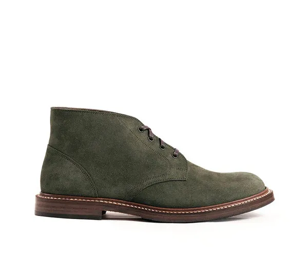 (Pre-order FW25) John Lofgren Bootmaker - The Steadfast Chukka Boots Japanese Suede - Olive sold by Franklin and Poe product image thumbnail 4