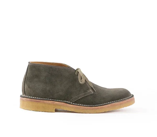 (Pre-Order FW25) John Lofgren Military Desert Boot - Japanese Suede Olive sold by Franklin and Poe product image thumbnail 4