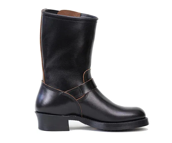 (Pre-Order FW25) John Lofgren Wabash Engineer Boots - Limited Edition Shinki Hikaku Horsebutt Black sold by Franklin and Poe product image thumbnail 4