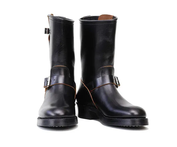 (Pre-Order FW25) John Lofgren Wabash Engineer Boots - Limited Edition Shinki Hikaku Horsebutt Black sold by Franklin and Poe product image thumbnail 2